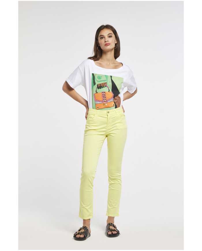 CafèNoir Pantalone Giallo - Glamour Calzature