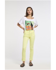 CafèNoir Pantalone Giallo - Glamour Calzature