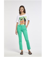 CafèNoir Pantalone Verde - Glamour Calzature