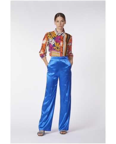 CafèNoir Pantaloni donna Azzurro - Glamour Calzature