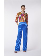 CafèNoir Pantaloni donna Azzurro - Glamour Calzature