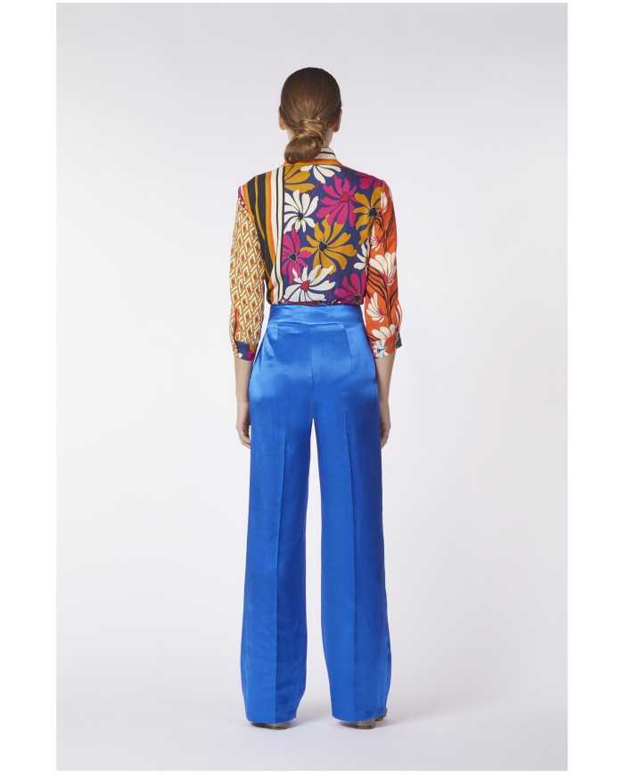 CafèNoir Pantaloni donna Azzurro - Glamour Calzature