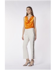 CafèNoir Pantalone Beige - Glamour Calzature