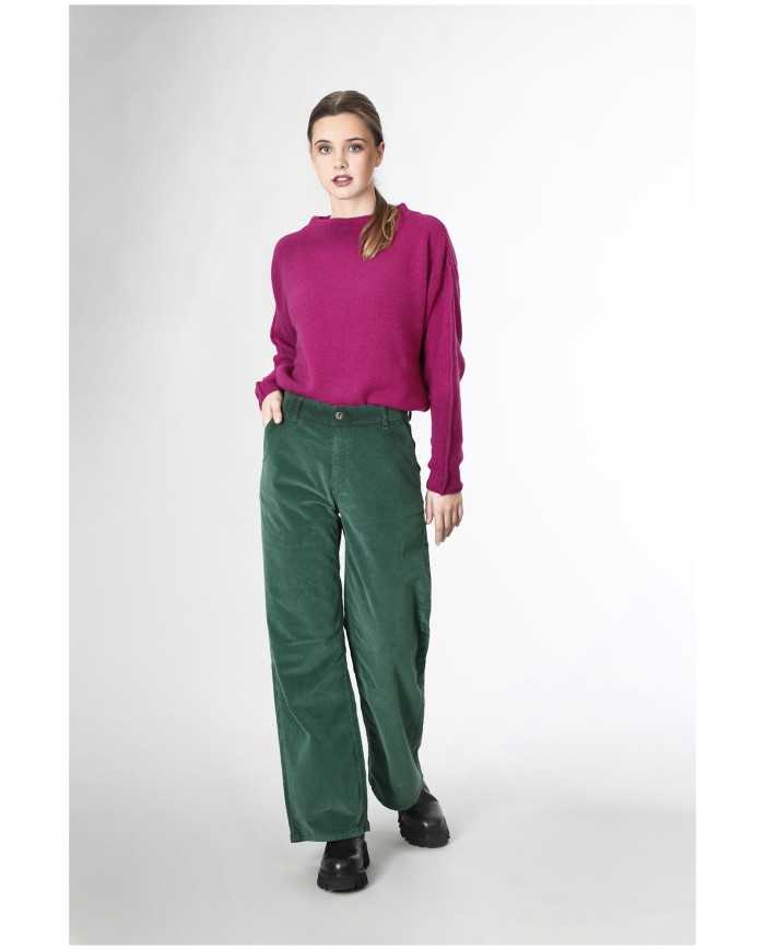 CafèNoir Pantalone Verde - Glamour Calzature CafèNoir Pantalone Verde - Glamour Calzature