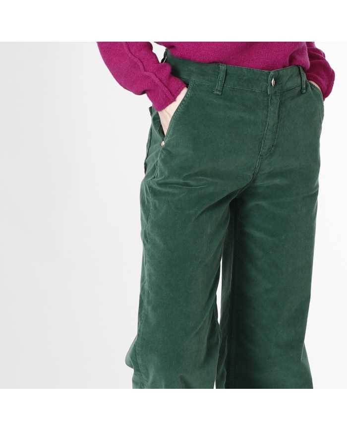 CafèNoir Pantalone Verde - Glamour Calzature