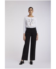CafèNoir Pantalone Nero - Glamour Calzature CafèNoir Pantalone Nero - Glamour Calzature