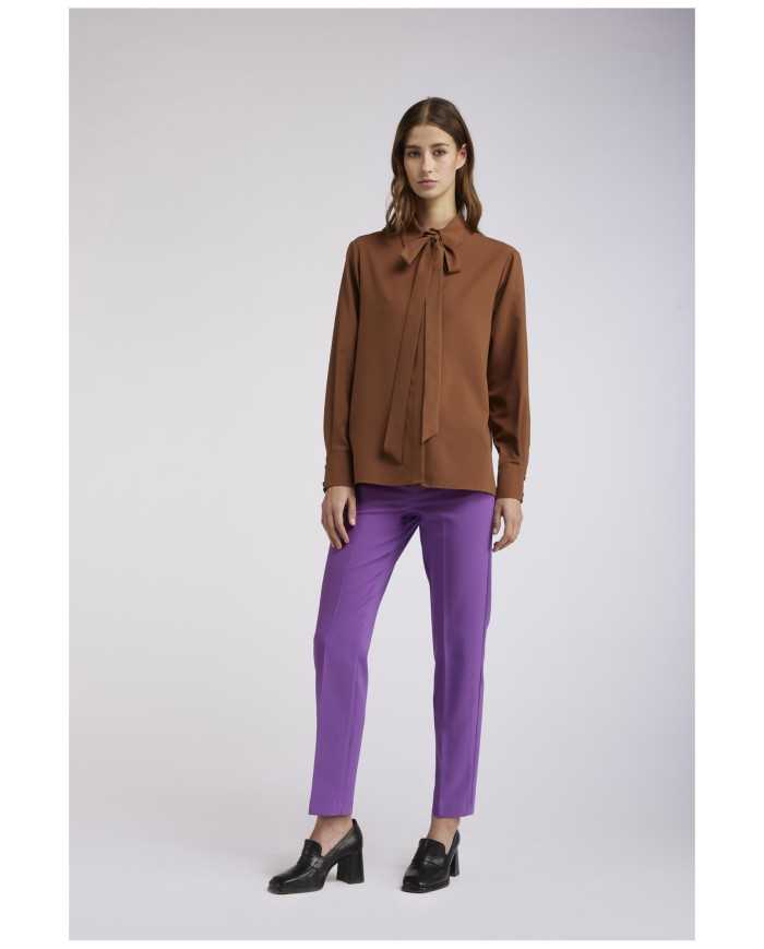 CafèNoir Pantalone Viola - Glamour Calzature CafèNoir Pantalone Viola - Glamour Calzature