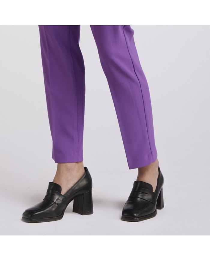CafèNoir Pantalone Viola - Glamour Calzature