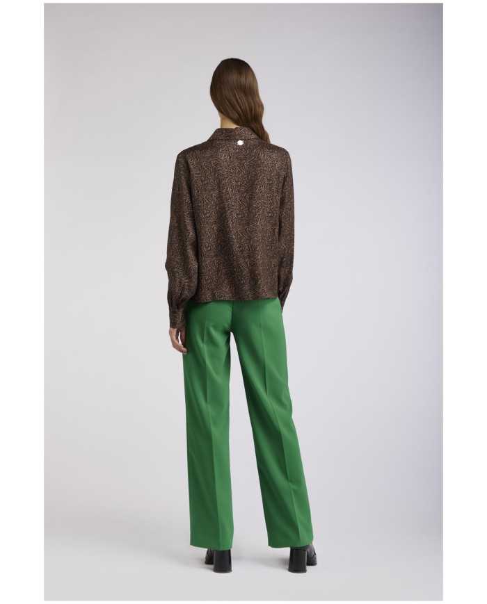 CafèNoir Pantalone Verde - Glamour Calzature CafèNoir Pantalone Verde - Glamour Calzature