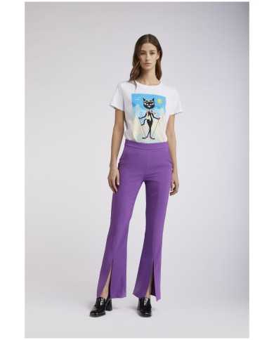 CafèNoir Pantalone Viola - Glamour Calzature CafèNoir Pantalone Viola - Glamour Calzature
