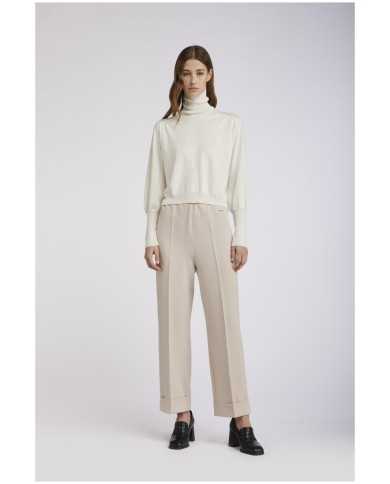 CafèNoir Pantalone Avorio - Glamour Calzature