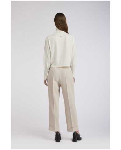 CafèNoir Pantalone Avorio - Glamour Calzature