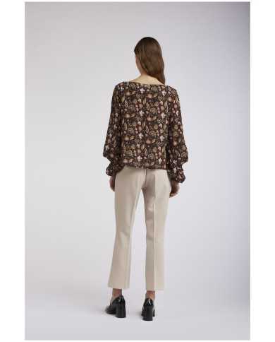 CafèNoir Pantalone Avorio - Glamour Calzature CafèNoir Pantalone Avorio - Glamour Calzature
