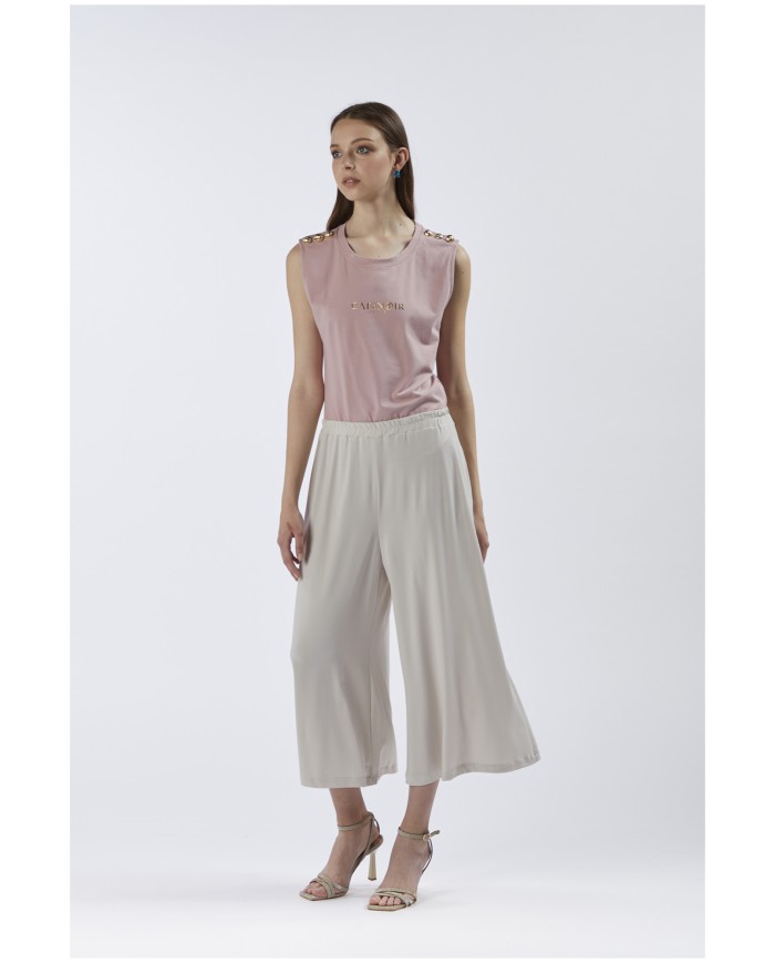 CafèNoir Pantalone Avorio - Glamour Calzature
