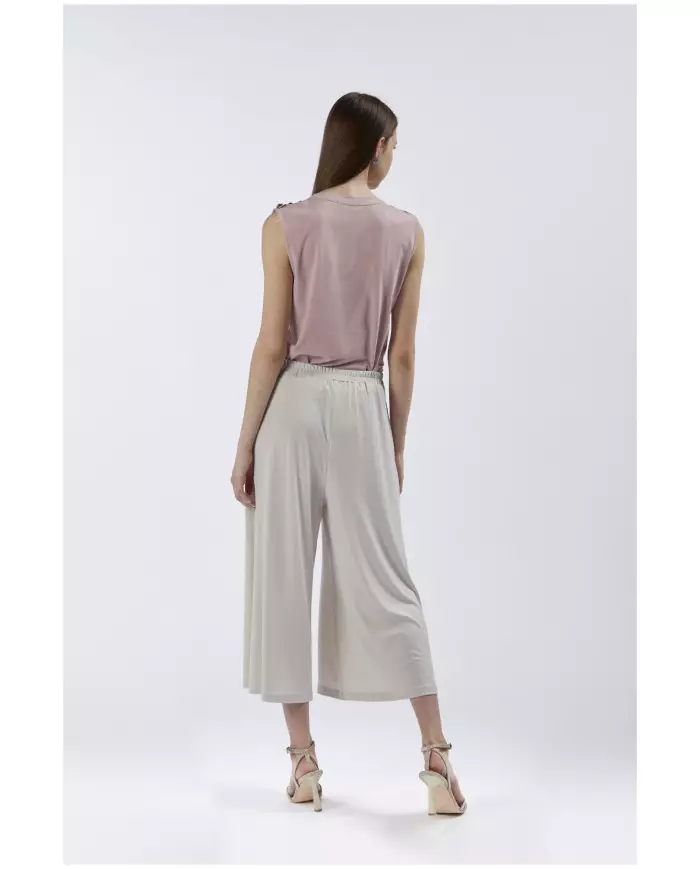 CafèNoir Pantalone Avorio - Glamour Calzature