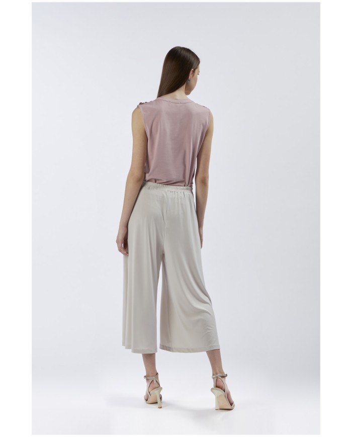 CafèNoir Pantalone Avorio - Glamour Calzature