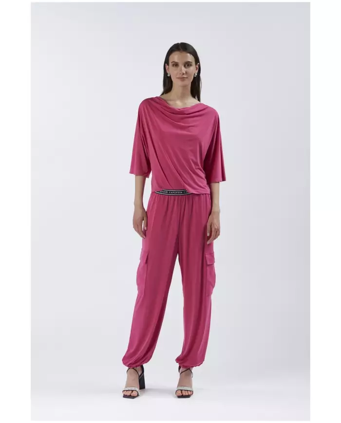 CafèNoir Pantalone Fucsia - Glamour Calzature