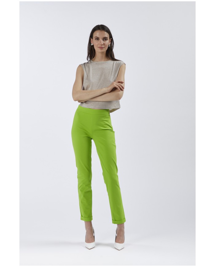 CafèNoir Pantalone Verde - Glamour Calzature