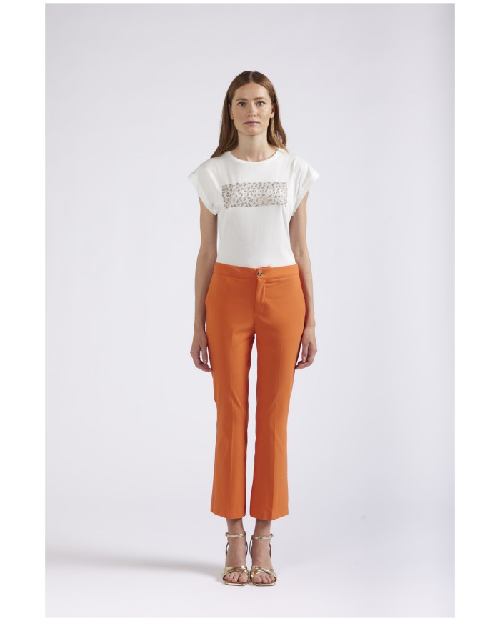CafèNoir Pantalone Arancio - Glamour Calzature