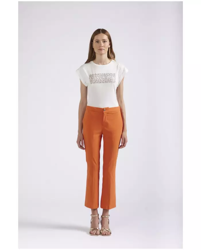 CafèNoir Pantalone Arancio - Glamour Calzature