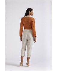CafèNoir Pantalone Beige - Glamour Calzature