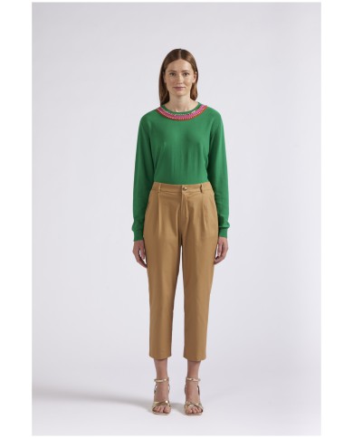 CafèNoir Pantalone Cuoio - Glamour Calzature CafèNoir Pantalone Cuoio - Glamour Calzature