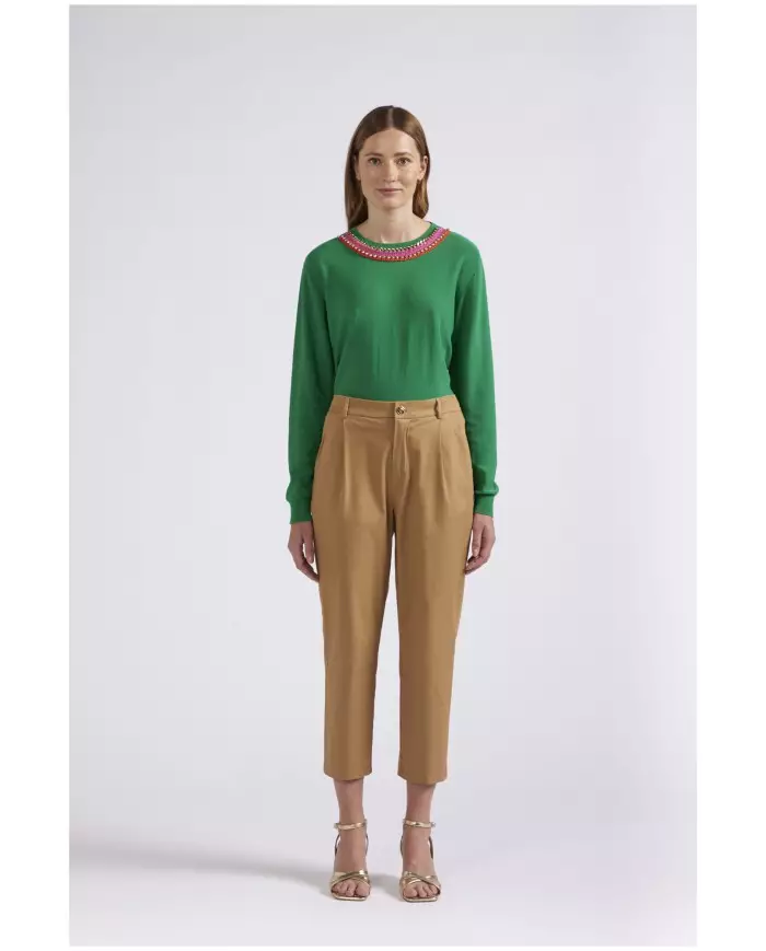 CafèNoir Pantalone Cuoio - Glamour Calzature