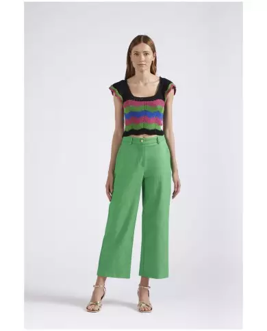 CafèNoir Pantalone Verde - Glamour Calzature