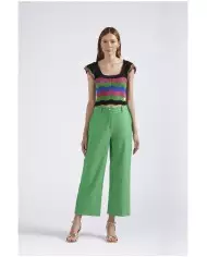 CafèNoir Pantalone Verde - Glamour Calzature