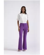 CafèNoir Pantalone Viola - Glamour Calzature