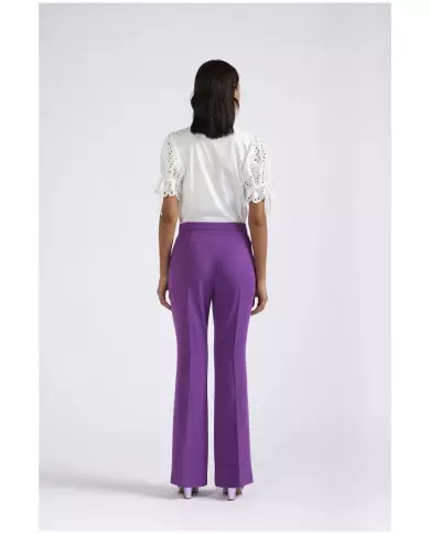 CafèNoir Pantalone Viola - Glamour Calzature