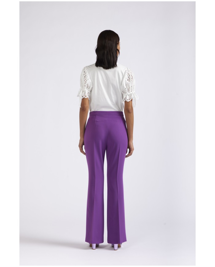 CafèNoir Pantalone Viola - Glamour Calzature