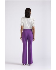 CafèNoir Pantalone Viola - Glamour Calzature