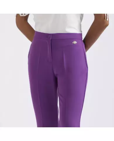 CafèNoir Pantalone Viola - Glamour Calzature