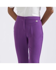 CafèNoir Pantalone Viola - Glamour Calzature