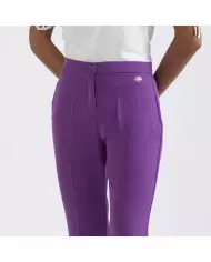CafèNoir Pantalone Viola - Glamour Calzature