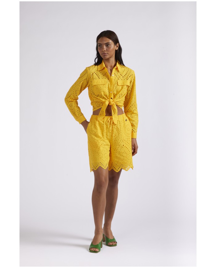 CafèNoir Bermuda Giallo - Glamour Calzature