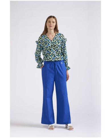 CafèNoir Pantalone Azzurro - Glamour Calzature CafèNoir Pantalone Azzurro - Glamour Calzature