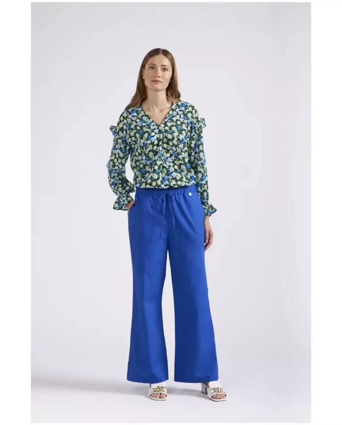 CafèNoir Pantalone Azzurro - Glamour Calzature