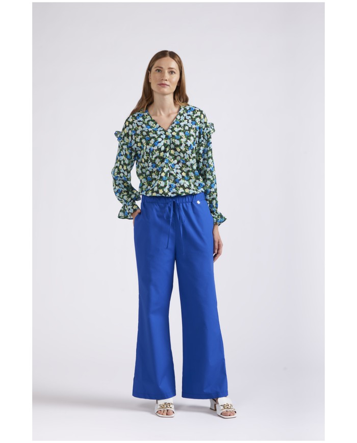 CafèNoir Pantalone Azzurro - Glamour Calzature