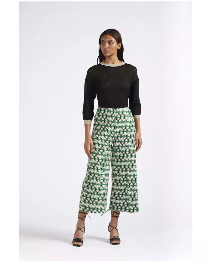 CafèNoir Pantalone Verde - Glamour Calzature