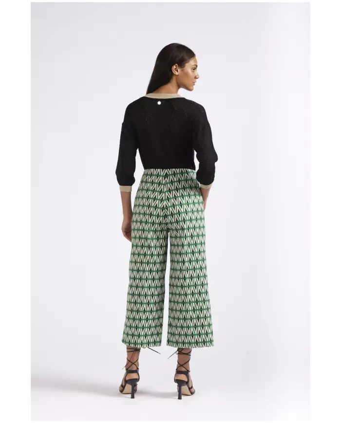 CafèNoir Pantalone Verde - Glamour Calzature
