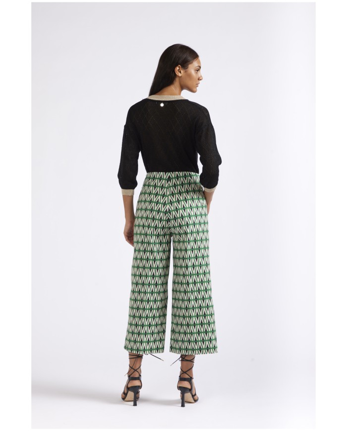 CafèNoir Pantalone Verde - Glamour Calzature
