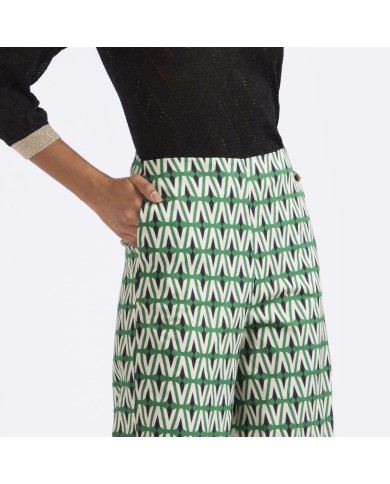 CafèNoir Pantalone Verde - Glamour Calzature CafèNoir Pantalone Verde - Glamour Calzature