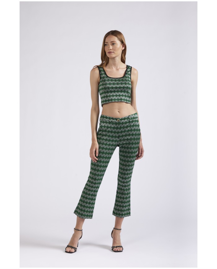 CafèNoir Pantalone Verde - Glamour Calzature