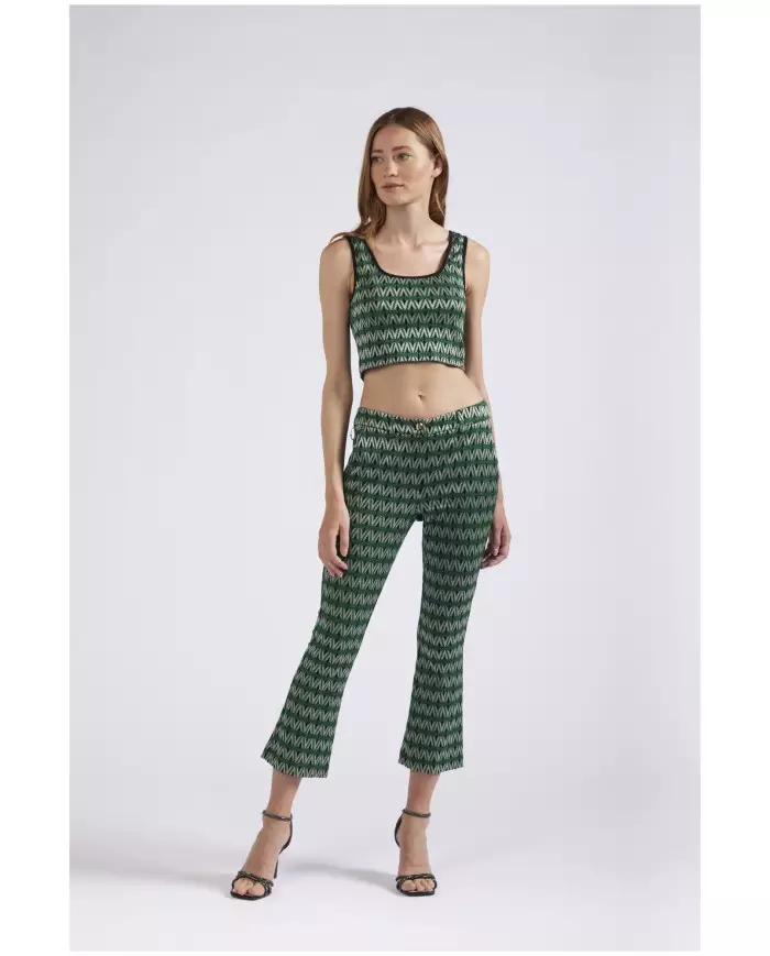 CafèNoir Pantalone Verde - Glamour Calzature