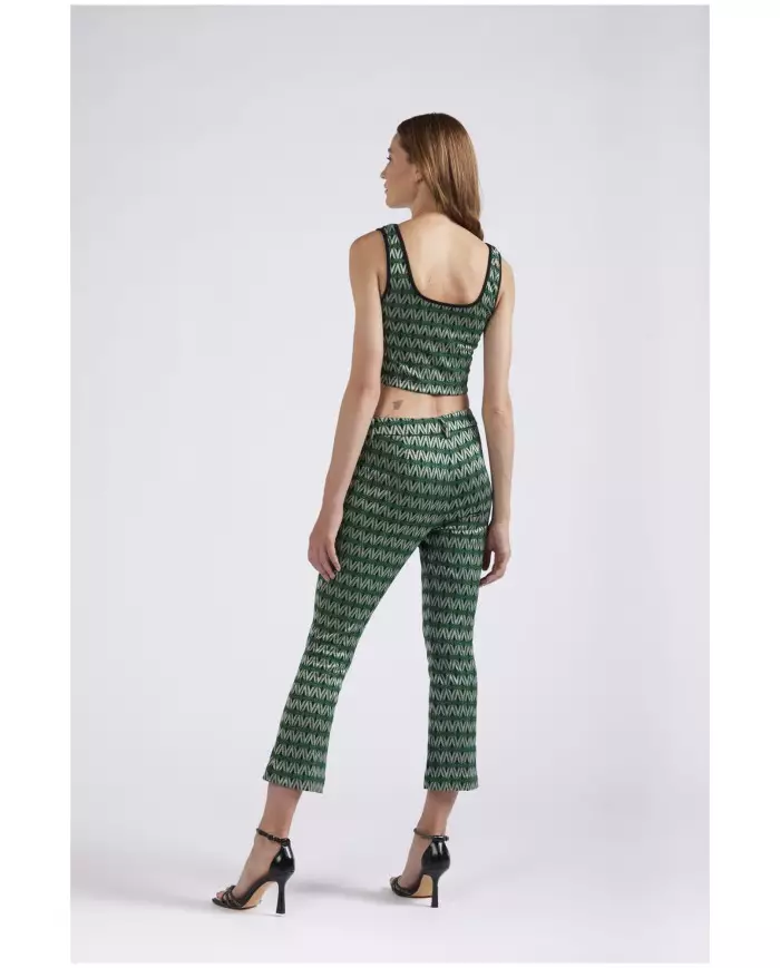 CafèNoir Pantalone Verde - Glamour Calzature