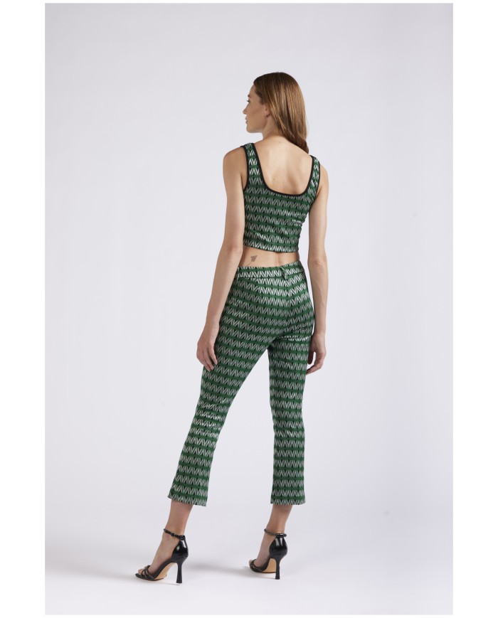 CafèNoir Pantalone Verde - Glamour Calzature