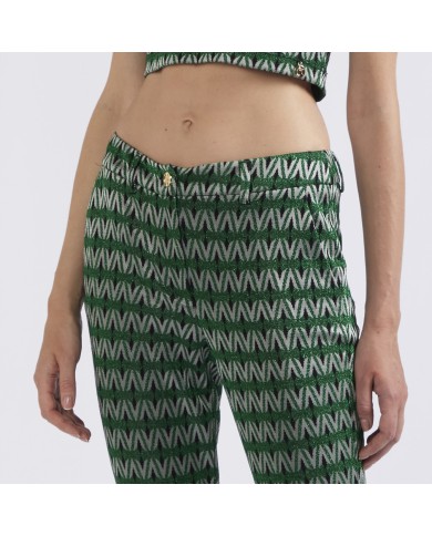 CafèNoir Pantalone Verde - Glamour Calzature CafèNoir Pantalone Verde - Glamour Calzature