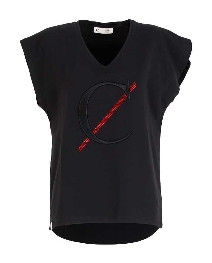 CafèNoir T-SHIRT Nero - Glamour Calzature